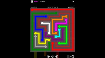 Flow free walkthrough - Purple Pack - 13x13 - levels 1 - 30