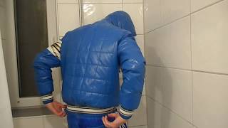 Shiny jacket, Adidas Cal Surf and Nike get wet and soaked - YouTube