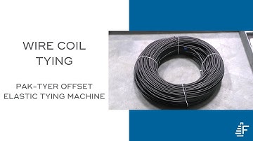 Wire Coils Tying Pak-Tyer 2000 Offset Elastic Tying Machine