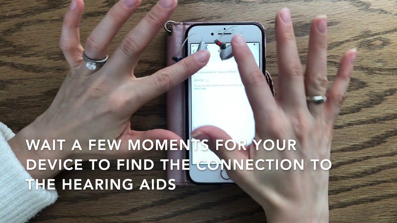 How to connect hearing aids to a device YouTube