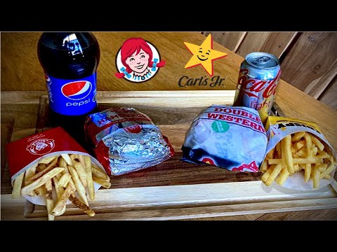 Wendys v/s Carls Jr. "Probando Hamburguesas (cadena)" - Probando weas Express