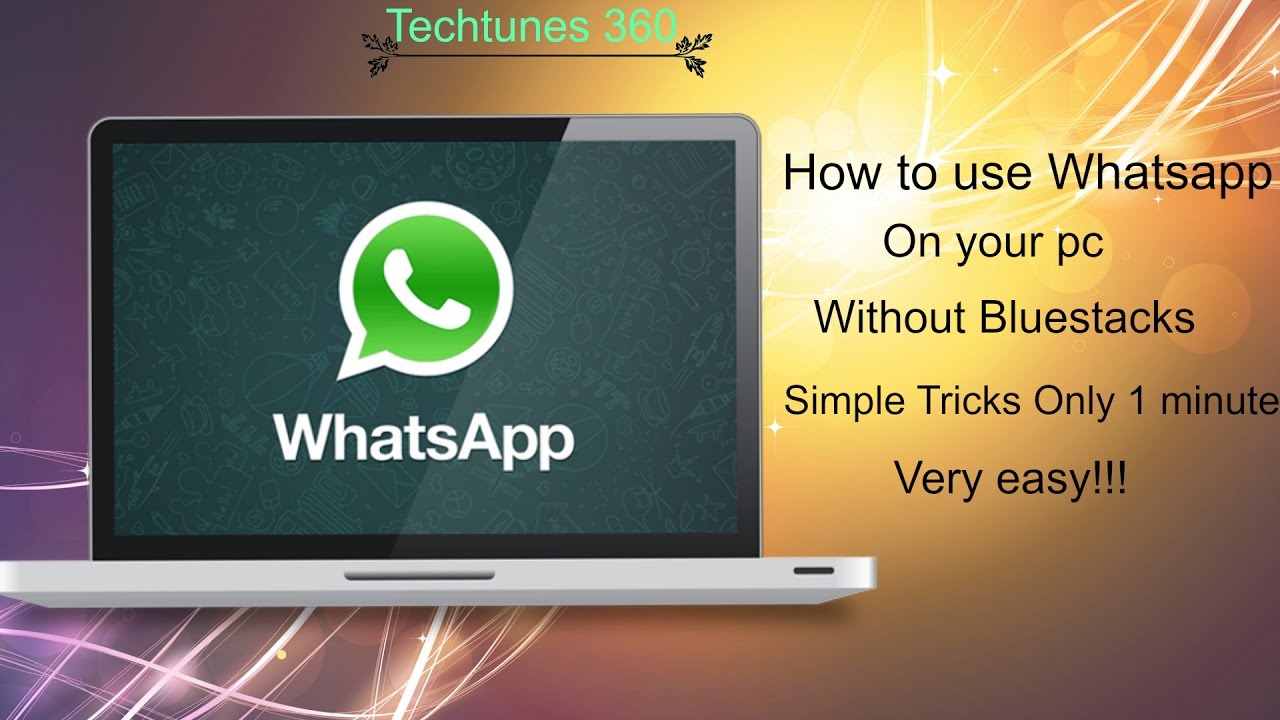 How to use whatsapp on a laptop - paasmaximum