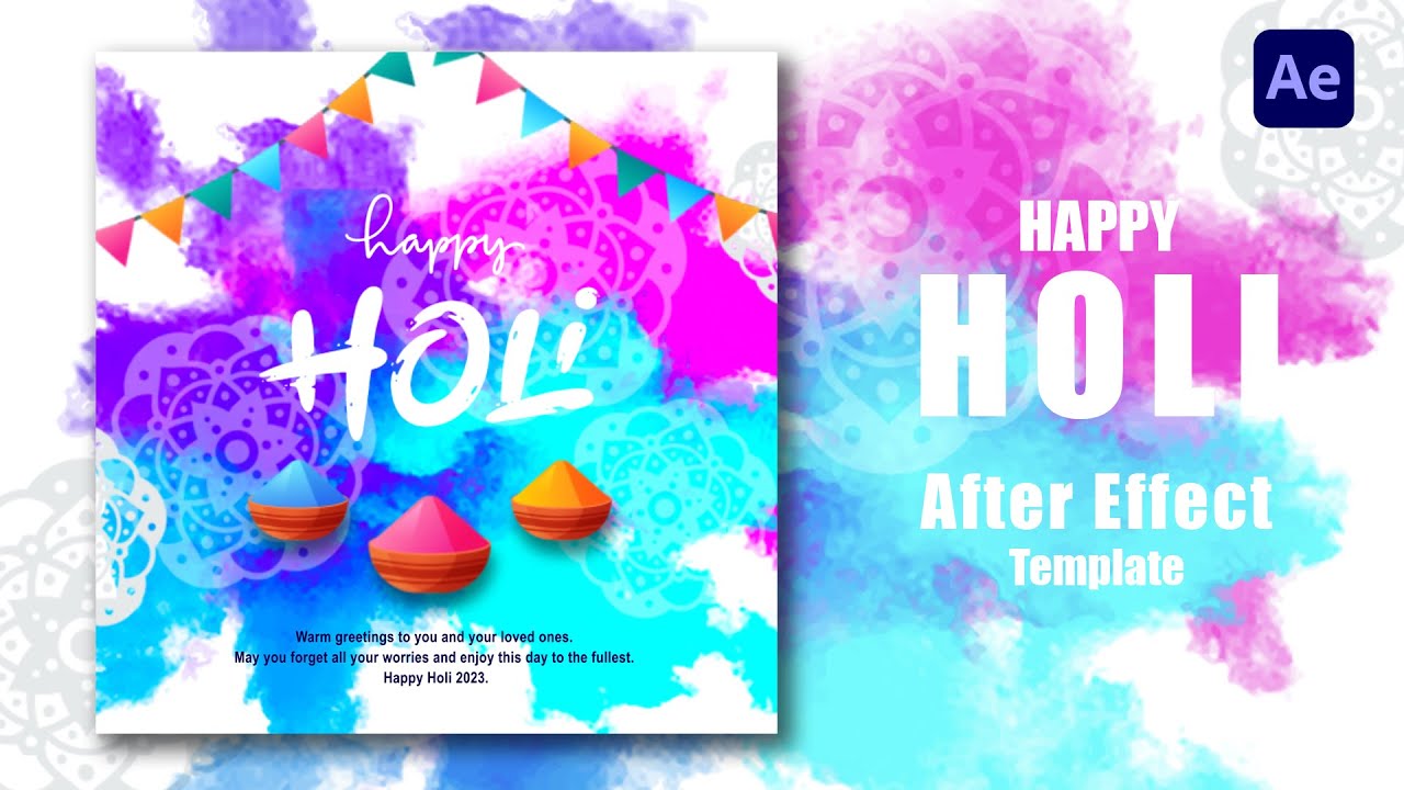 Happy Holi After Effect Template | Download Template #holi #template #aftereffectstemplate - YouTube happy-holi-after-effect-template-download-template-holi-template-aftereffectstemplate-youtube