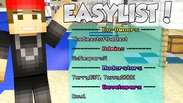 Minecraft Plugins | EasyLists! (EASILY SHOW PLAYERS THE STAFF) | Tutorial