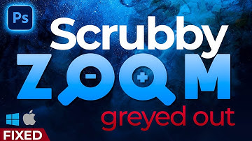 Scrubby Zoom Not Working Photoshop FIXED!