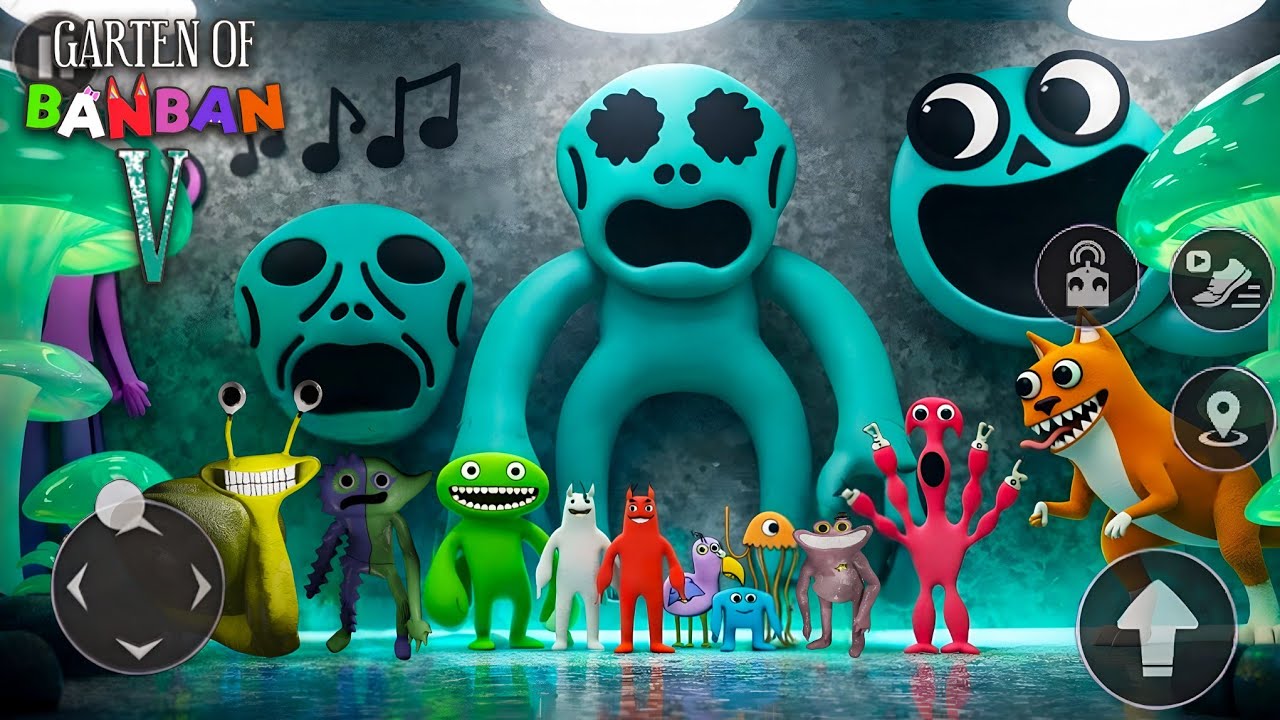 Garten Of Banban 5 - Alien Monster Survival Hunt ! (Chapter 1, 2)