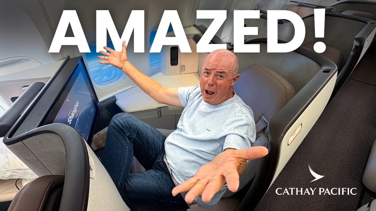 I was AMAZED by Cathay Pacific’s NEW ARIA SUITE!