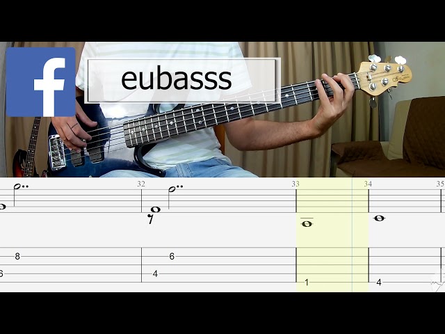 Imagine Dragons - Wrecked BASS COVER + PLAY ALONG TAB + SCORE class=