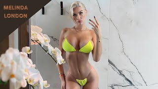 Eng Sub Melinda London - Life Story About German Model Bio Біографія Bikini Fashion