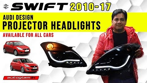MARUTI SUZUKI | SWIFT 2010-17 | AUDI DESIGN | HID PROJECTOR HEADLIGHTS | AGMSS124N | AUTOGLAM