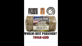 Worlds Best Paracord? Tough-Grid 750 Milspec 11 Strand Ultra-Cord Shock HIVIZ