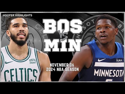 Boston Celtics vs Minnesota Timberwolves Full Game Highlights | Nov 6 | 2024 NBA Season