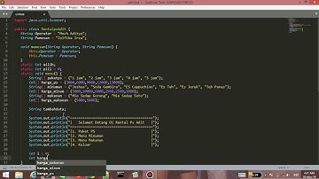 Pemrograman Java - Membuat Pemrograman Tentang Rental PS