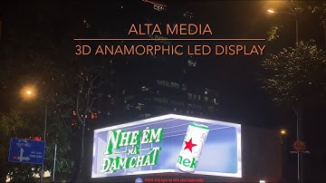 [ALTA MEDIA] 3D ANAMORPHIC LED DISPLAY (Heineken Silver OOH Content) #3D #LEDDisplay #contentcreator