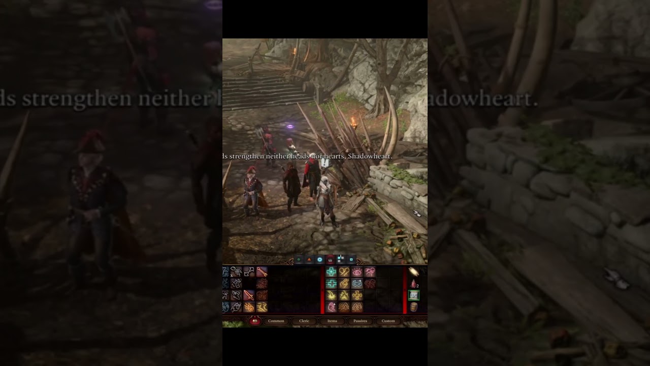 Moment when Shadowheart started to suspect she was raised in a cult #shorts #baldursgate3