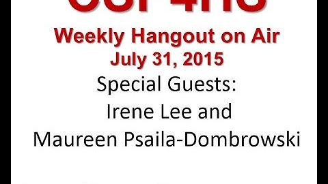 CSP4HS Guest Speakers: Irene Lee and Maureen Psaila-Dombrowski