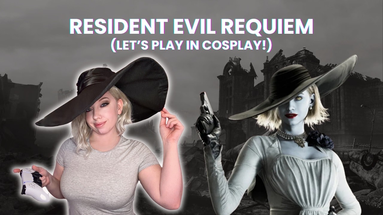 Resident Evil Requiem PS5 Gameplay | Grace Cosplay + Lady Dimitrescu Costume