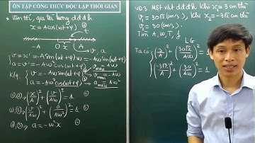 ôn tập hệ thức độc lập thời gian