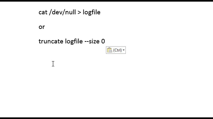 How to Truncate Active Log File