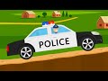 Полицейская Машина и Грузовик с Краном Labo Brick Car 2 #1 Конструктор тачек на Машинки Кида
