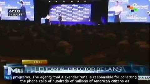 NSA director booed while defending agency programs