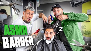 ASMR BARBER ULTRA RELAX!!! (2 barbers for 1 transformation)