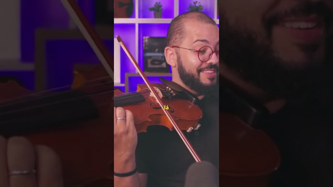 Como não esbarrar nas cordas do violino