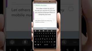 How to Remove Phone Number from Snapchat 2022 #shorts screenshot 3