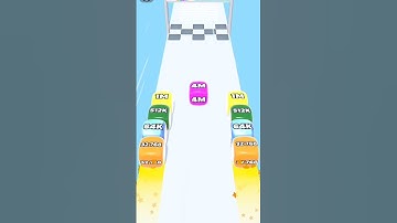 Jelly Run Gameplay 2048 #androidgame #iosgameplay #shorts