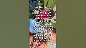 Use this as your sign to start that side hustle! #sidehustle #savingmoney #noise #7qe66