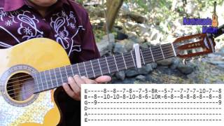 Nadie es eterno en el mundo Requinto tutorial, adornos y acordes // Los  Armadillos de la Sierra - YouTube