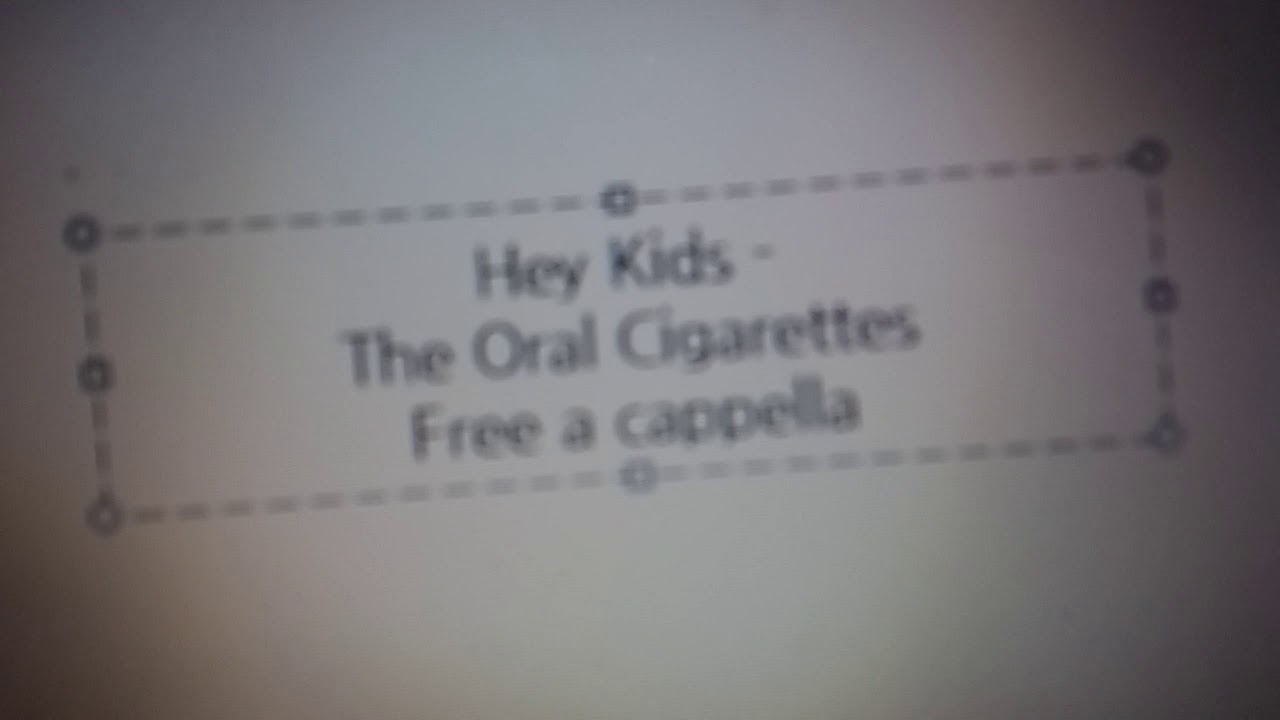 ノラガミaragoto Op The Oral Cigarettes 狂乱 Hey Kids Free A Cappella フリーアカペラ Youtube