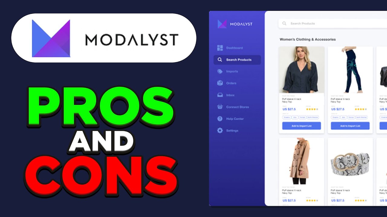 Wix Modalyst Dropshipping Pros & Cons (MUST WATCH) - YouTube