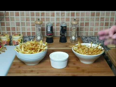 Kibrit Patates Nasıl Yapılır /Cips Tarifi /  Cips Sos Tarifi