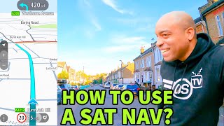 How To Use a Sat Nav on Your Driving Test