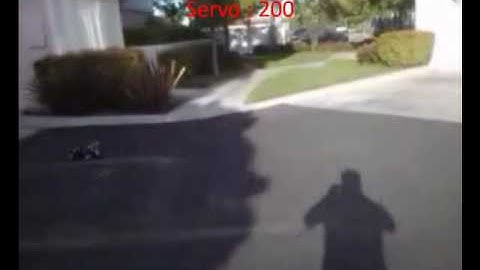 Autonomous Car Servo Test