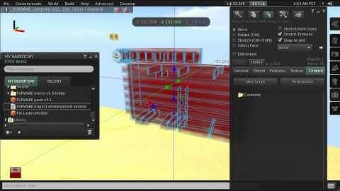 "FURWARE inspect" - Second Life building aid to disassemble linksets