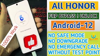 All HONOR FRP BYPASS GOOGLE ACCOUNT LOCK REMOVE ANDROID 12 JUST 1 CLICK UNLOCK BY AKASH LATEST 2023!