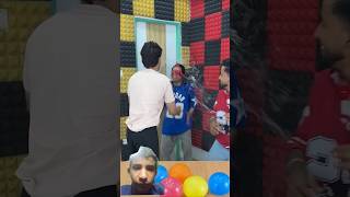 Try not to choose same color balloon😜 #comedy #shorts