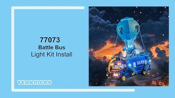 Yeabricks Light kit Install in the Lego Battle Bus 77073