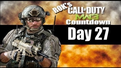 Countdown To MW3 - Day 27 - Assault Rifles (MW2)