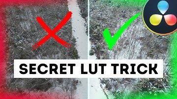A Secret LUT Trick in DaVinci Resolve