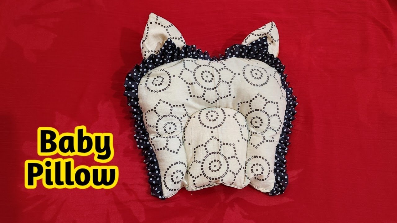 बच्चों के लिए तकिया कैसे बनाएं | Simple Baby Pillow Cutting And Stitching | Baby Pillow Design