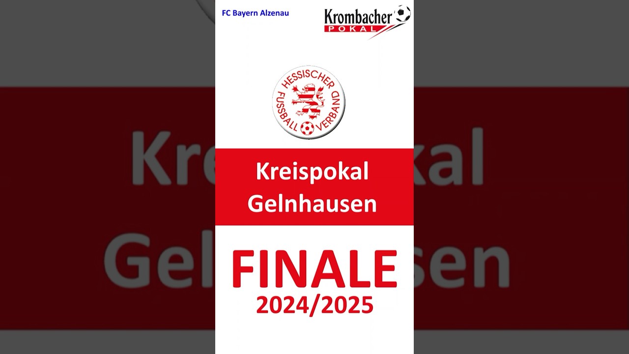 KREISPOKALFINALE AM OSTERMONTAG GEGEN FSV BAD ORB