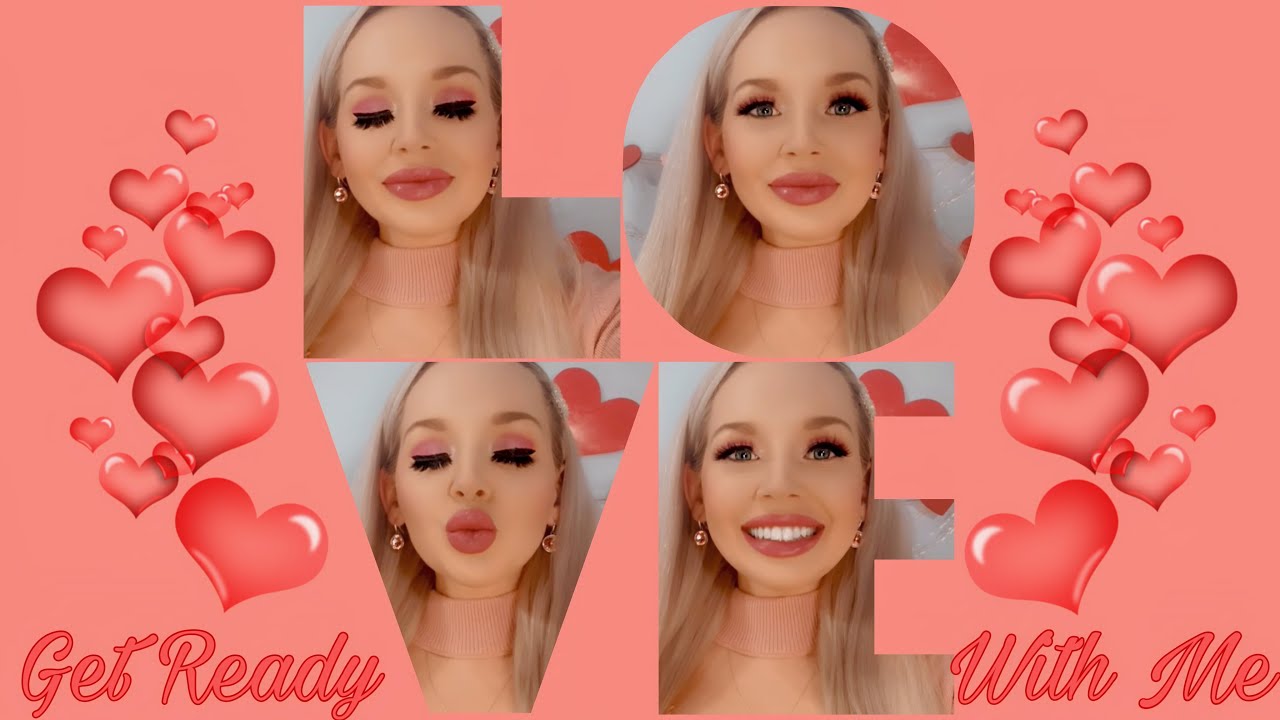 Valentines Day Makeup 21 Get Ready With Me Asmr Youtube