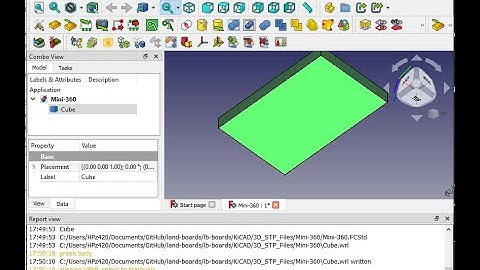 Simple 3D Model for KiCad Using FreeCAD