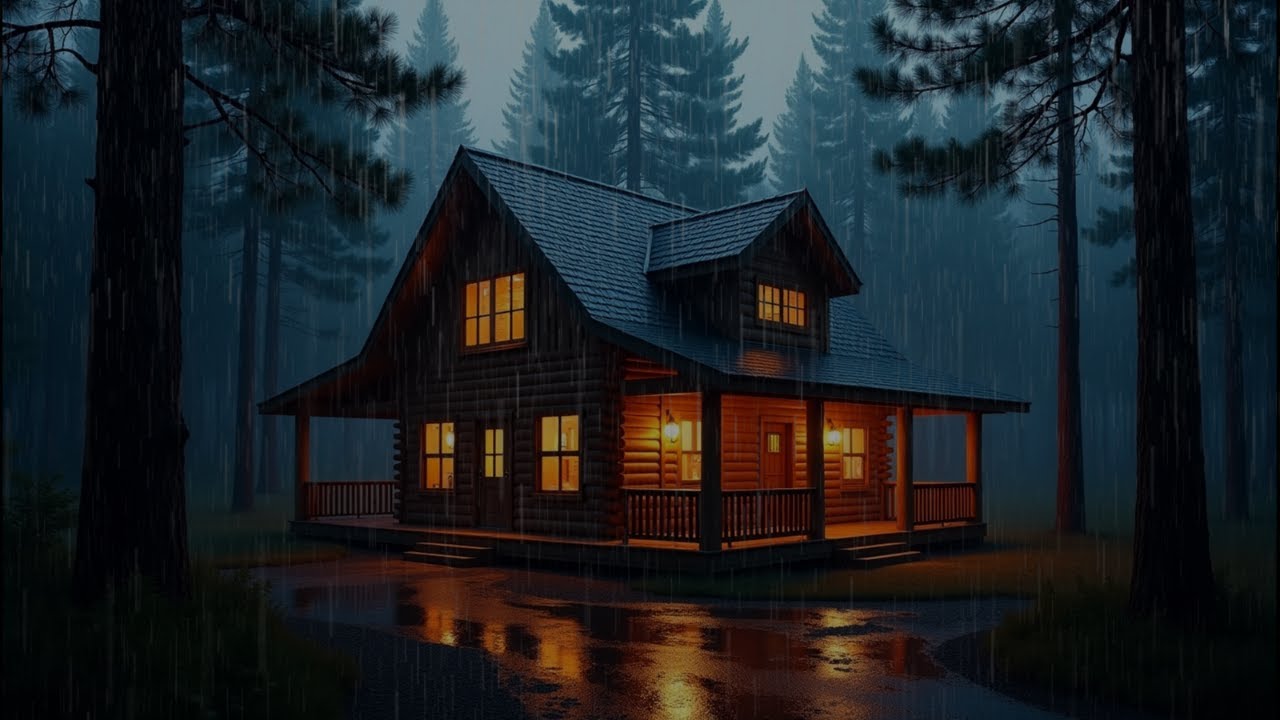 Deep Sleep During the Rainy Night – Beat Insomnia with Relaxing Rain Sounds | ASMR & Study Aid