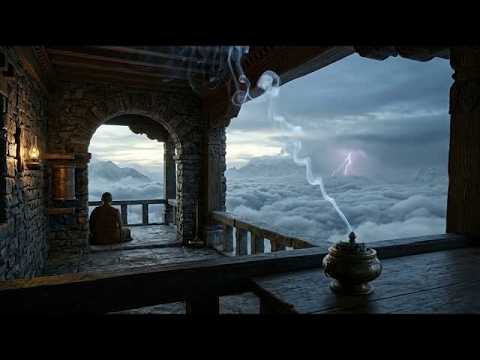 Sanctuaire Ambré & Mer de Nuages (2H) | Deep Sleep Music & Dopamine Reset Ambiance
