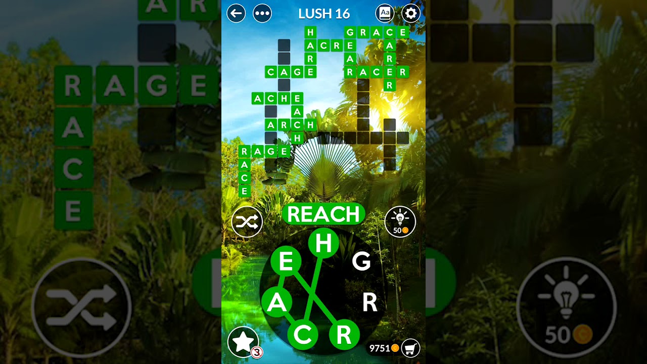 Wordscapes Lush 16 | Wordscapes Answers