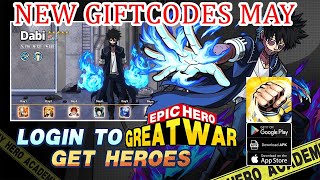 Epic Hero Great War New Giftcodes May - MHA RPG Game Android iOS screenshot 4